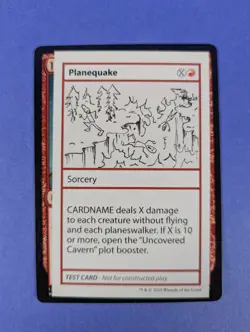 MTG Magic: Mystery Booster Playtest Cards 2021: Planequake #59 Rare - NM - Image 1