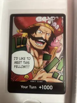 DON!! Card [GOL.D.ROGER] OP-13 Carrying on His Will Alt art Foil One Piece TCG - Image 1
