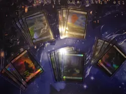MTG Final Fantasy - Magic The Gathering Holo Land Bulk Card Lot - Image 1