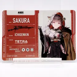 Sakura NIKKE The Goddess of Victory Metallic Pass Collection Ver.2 Cards Japan - Image 1