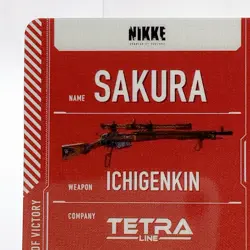 Sakura NIKKE The Goddess of Victory Metallic Pass Collection Ver.2 Cards Japan - Image 2