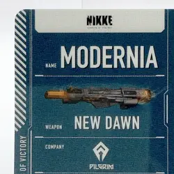 Modernia NIKKE The Goddess of Victory Metallic Pass Collection Ver.2 Cards Japan - Image 2