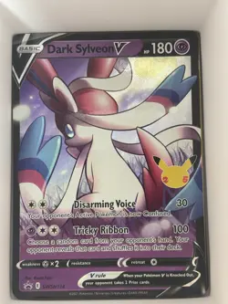Dark Sylveon V Promo SWSH: Sword & Shield Promo Cards SWSH134 NM - Image 1