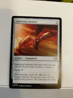 Lightning Greaves Commander Masters Regular - Image 1
