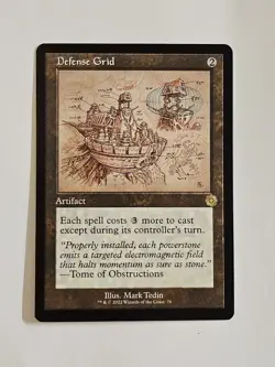 MTG: The Brothers' War: Retro Frame Artifacts: Schematic Defense Grid - Image 1