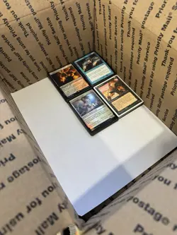 🧙17lbs+ 4200+ UNSEARCHED Magic The Gathering Bulk Lot LP/NM w/ Rares & Foils‼ - Image 2
