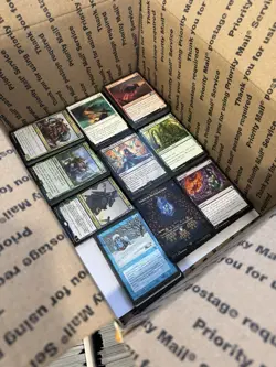 🧙17lbs+ 4200+ UNSEARCHED Magic The Gathering Bulk Lot LP/NM w/ Rares & Foils‼ - Image 3