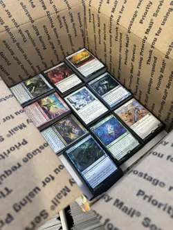🧙17lbs+ 4200+ UNSEARCHED Magic The Gathering Bulk Lot LP/NM w/ Rares & Foils‼ - Image 4