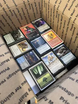 🧙17lbs+ 4200+ UNSEARCHED Magic The Gathering Bulk Lot LP/NM w/ Rares & Foils‼ - Image 5