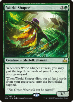 World Shaper #151 (MP) Rivals of Ixalan RIX Magic MTG - Image 1