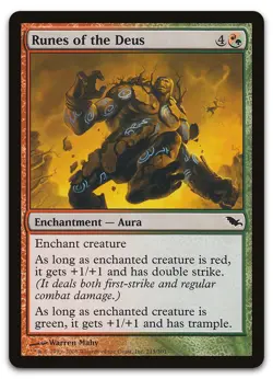 Runes of the Deus #215 (NM) Shadowmoor SHM Magic MTG - Image 1