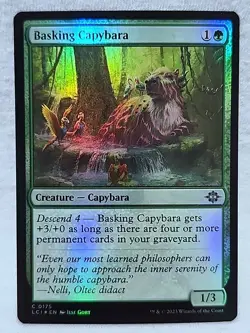 Basking Capybara 0175 Foil Common The Lost Caverns of Ixalan - Image 1