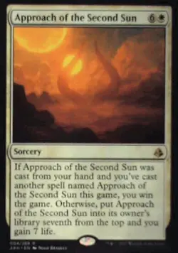 Approach of the Second Sun - Amonkhet: #4, Magic: The Gathering Nm R237 - Image 1