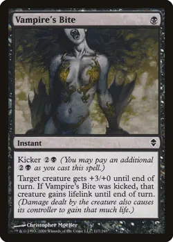 MTG Vampire's Bite ** Zendikar ** English (NM) - Image 1