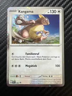 Kangama SVP 202 Promo Galaxy Foil Ewige Rivalen NM Deutsch Pokemon Kangaskhan - Image 1