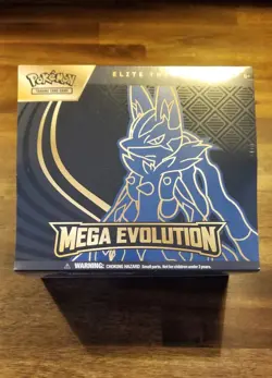 Pokemon TCG Mega Evolution Elite Trainer Box ETB Lucario FACTORY SEALED - Image 1