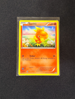 Pokemon TCG Torchic XY37 Non-Holo Black Star Promo X&Y LP - Image 1