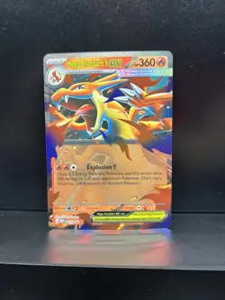 Mega Charizard Y Ex Pokemon MEP 030 Black Star Promo NM Mint - Image 1