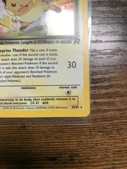 Pokemon Cards Dark Raichu 83/82 Team Rocket Holo Clean Secret Rare - Image 3