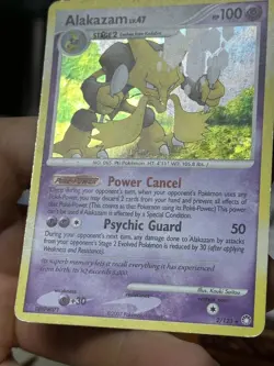 #2 Alakazam 2/123 Mysterious Treasures 2007 Holo Rare Pokemon Card TCG - Image 5