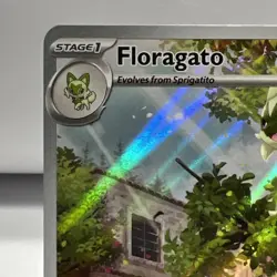 Pokemon TCG Paldea Evolved Floragato Illustration Rare 197/193 NM One Owner - Image 2
