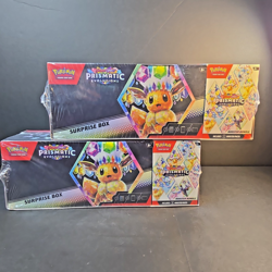 Pokemon Prismatic Evolutions Surprise Box 2-Pack Booster Bundle | *NEW & SEALED* - Image 1