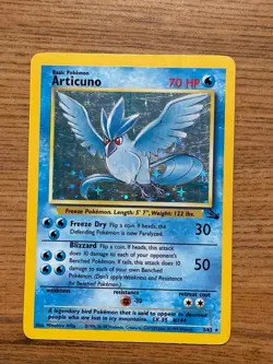 Articuno 2/62 Fossil Holo rare 1999 WOTC unlimited Pokemon TCG - Image 1