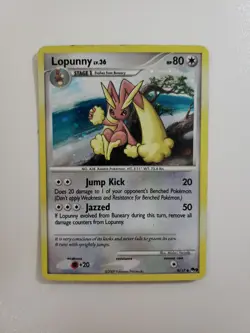 Pokemon TCG Lopunny 9/17 - SWIRL POP Series 9 Cosmos Holo HP 2 - Image 1