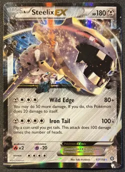 Pokemon Steelix EX - 67/114 Ultra Rare XY - Steam Siege - Image 1