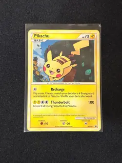 Pokemon TCG Pikachu HGSS03 Promo HGSS Black Star Promos LP - Image 1