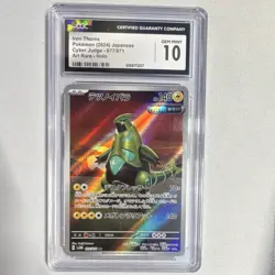 Pokemon Iron Thorns Sv5m Cyber Judge 077/071 Art Rare Holo CGC 10 Japanese - Image 1