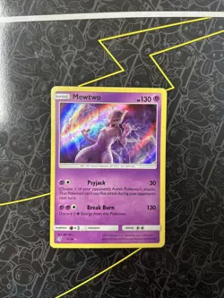 Mewtwo 12/18 Holo Rare Detective Pikachu Promo Set Pokemon TCG - Image 1