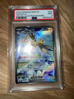 Pokemon Zapdos ex Special Illustration Rare Holo PSA 9 Scarlet & Violet 151 - Image 1
