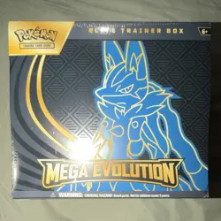 Pokemon Mega Evolution Elite Trainer Box Booster Lucario Riolu 2023 - Image 1