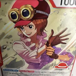 Promo, Koala P069-P, red straw hat logo 1, otton, ne piece card, english - Image 3
