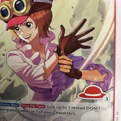 Promo, Koala P069-P, red straw hat logo 1, otton, ne piece card, english - Image 5