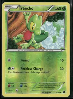 Treecko 6/116 Reverse Holo - Pokemon TCG Plasma Freeze 2013 - Image 1