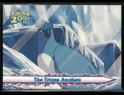 The Titans Awaken #63 - Pokemon Topps Pokemon 2000 Movie Blue Logo NM - Image 1