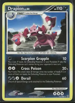 Drapion 15/100 Reverse Holo - Pokemon TCG Stormfront - Image 1