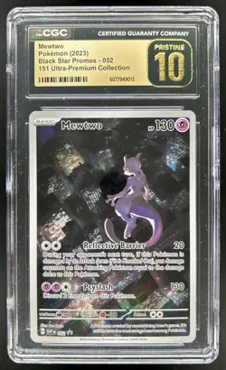 2023-25 Pokemon SV Black Star Promos - SVP EN Mewtwo Pristine #052 CGC 10 - Image 1