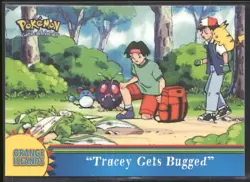 Pokemon Topps "Tracey Gets Bugged" OR14 Orange Islands Blue Logo - Image 1