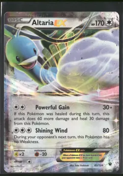 Pokemon TCG Altaria EX 83/124 Ultra Rare Fates Collide - Image 1