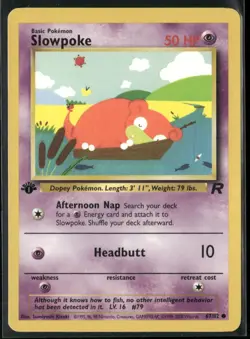 Slowpoke 67/82 1st Edition - Pokemon TCG Team Rocket - Image 1