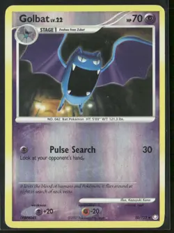 Golbat 50/123 Reverse Holo - Pokemon TCG Mysterious Treasures - Image 1