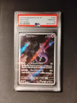 2023 Pokemon SV2a JP Mewtwo Art Rare PSA 10 Gem Mint #183/165 - Image 3