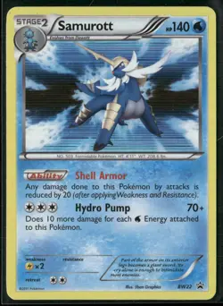Samurott BW22 Holo - Pokemon TCG Black Star Promo 2011 - Image 1
