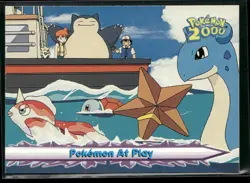 Pokemon At Play #18 - Pokemon Topps Pokemon 2000 Movie Blue Logo NM - Image 1
