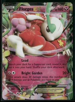 Florges EX 67/119 - Pokemon TCG Phantom Forces Ultra Rare 2014 - Image 1