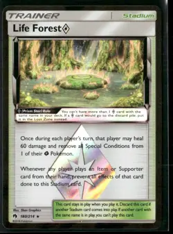 Life Forest Prism Star 180/214 - Pokemon TCG Lost Thunder 2018 - Image 1