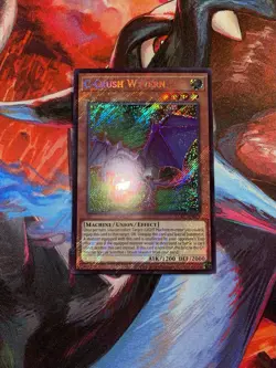 Yugioh! C-Crush Wyvern LCKC-EN021 Secret Rare 2025 Reprint Near Mint - Image 1